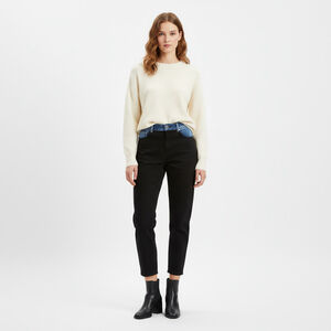 NWT Reiss Maddie Twisted Seam Jeans Sz 29 Two-Tone Black Blue Ultra High Rise